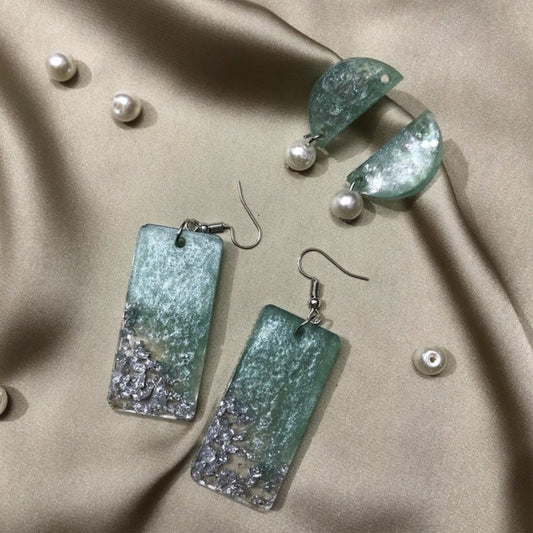 Handcrafted custom design earrings with unique shapes and vibrant colors—perfect for fashion lovers and personalized gifting.