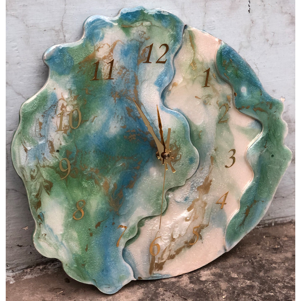 Resin Art Wall Clock