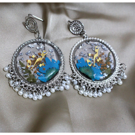 Handcrafted resin earrings with unique patterns, lightweight design, and hypoallergenic materials—perfect for stylish and comfortable wear.