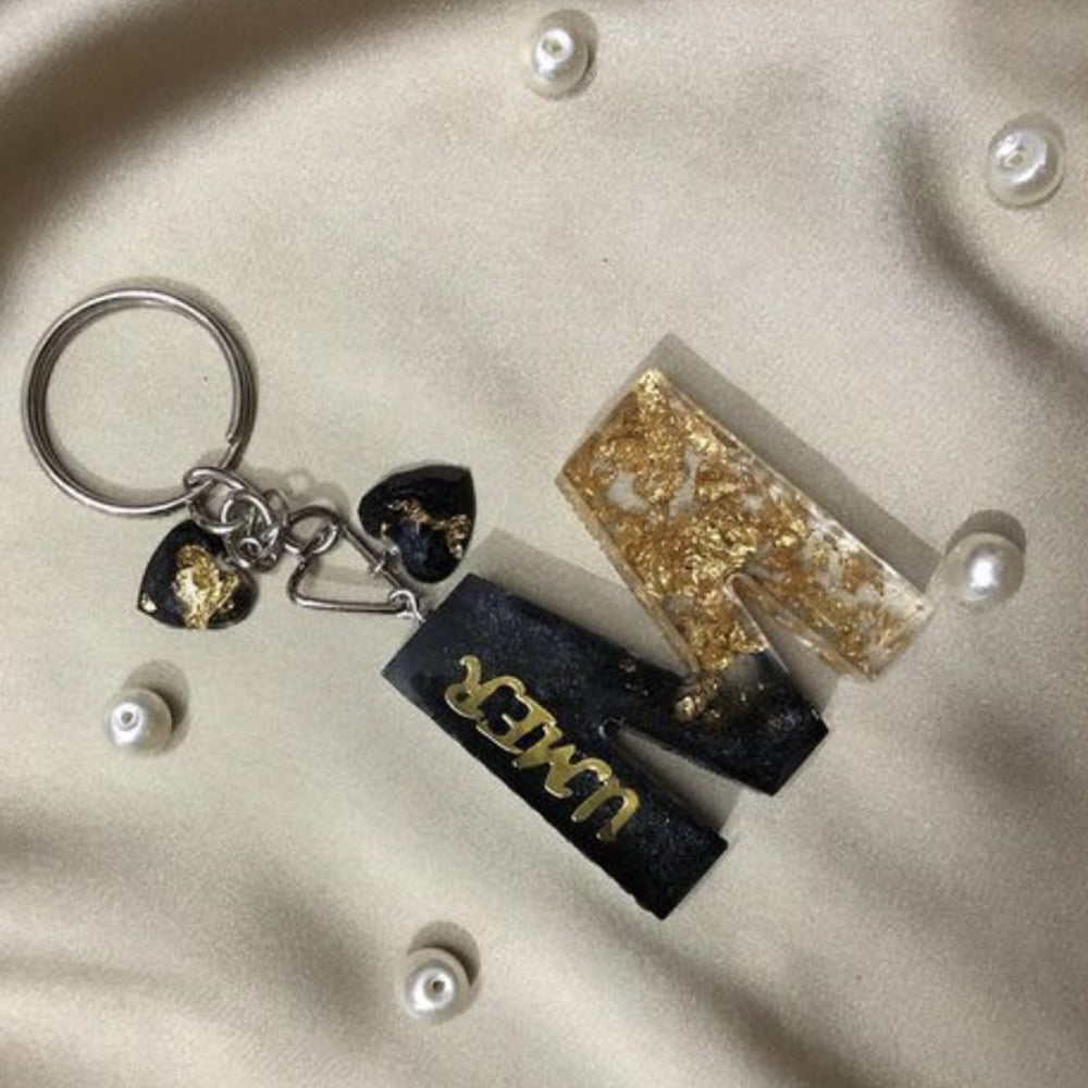 Name Keychains With Ring