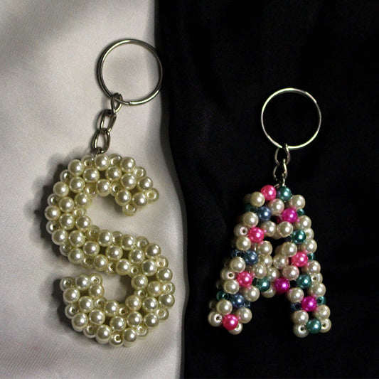 Handcrafted beaded keychain with vibrant colors and unique designs—perfect for personal use or gifting.
