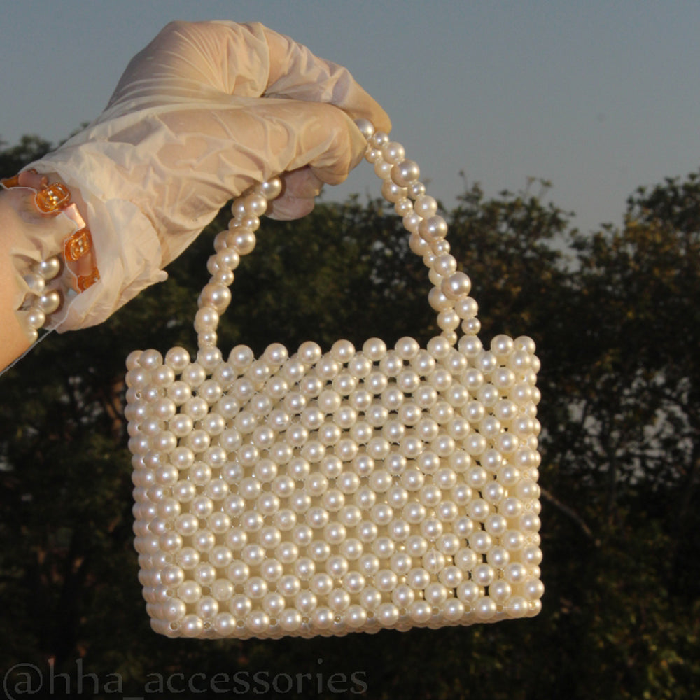 Pearl Beaded Handbag