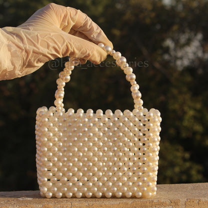 Pearl Beaded Handbag
